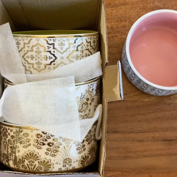 Ana Davis Lola Shimmer Ceramic Tidbit Serving Bowls 8oz Set of 4 Bright … - Picture 6 of 15